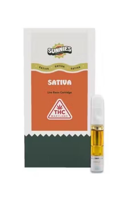 Photograph of Product: Sunnies Golden Pineapple Live Resin Cart 0.5g