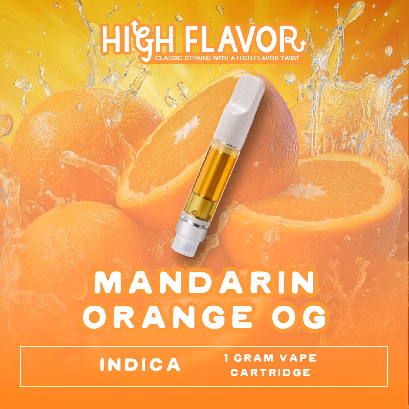 Photograph of product: 1g Mandarin Orange OG Distillate Cartridge | TAX INCLUDED