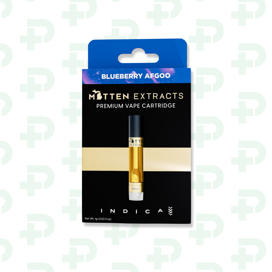 Photograph of product: Mitten Extracts Cart - Oui'd - Blueberry Afgoo