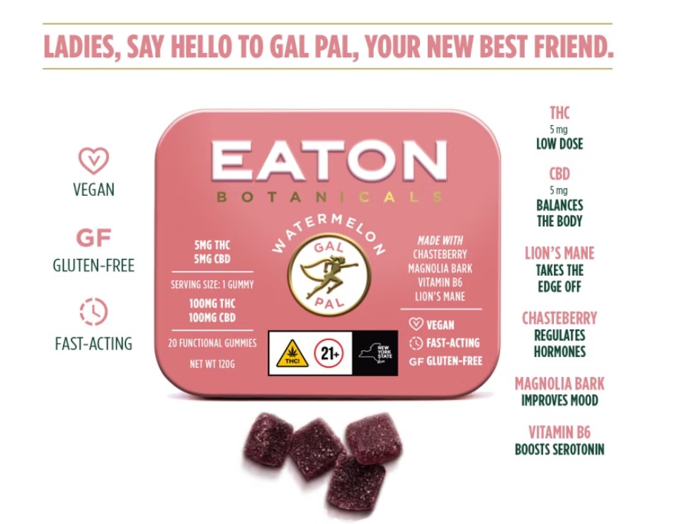 Photograph of product: Watermelon Gal Pal | Gummies | 20pk | 100mg