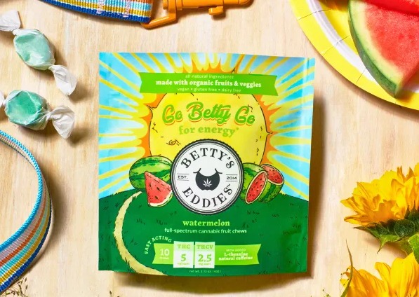 Photograph of product: Betty's Watermelon Fruit Chews