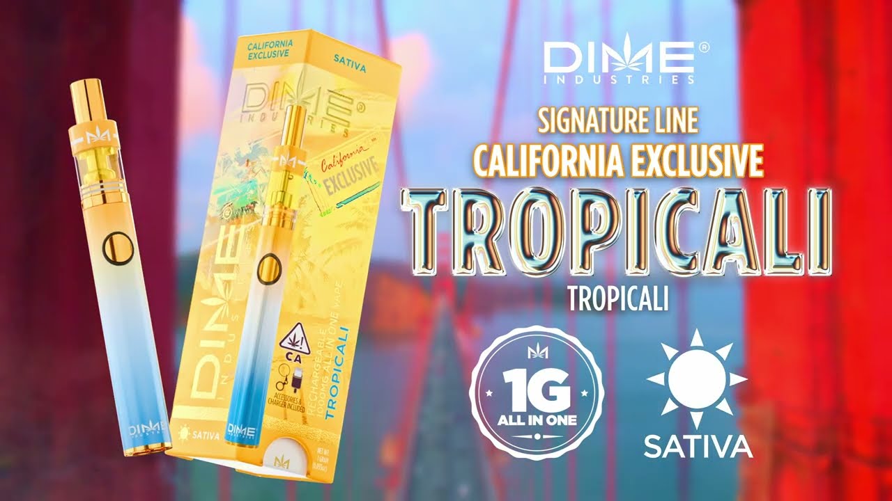 Photograph of product: DIME INDUSTRIES TROPICALI 1000MG AIO