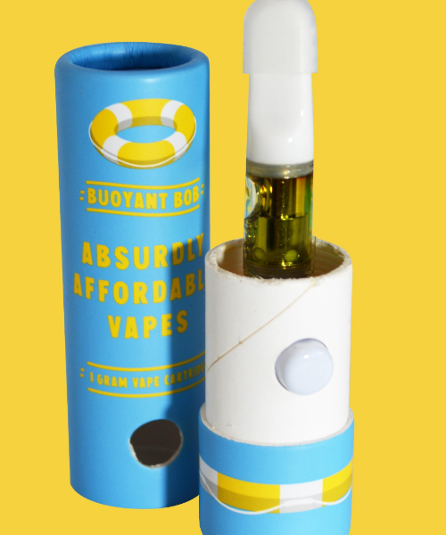 Photograph of product: BUOYANT BOB 1G BLUEBERRY BLAST CARTRIDGE