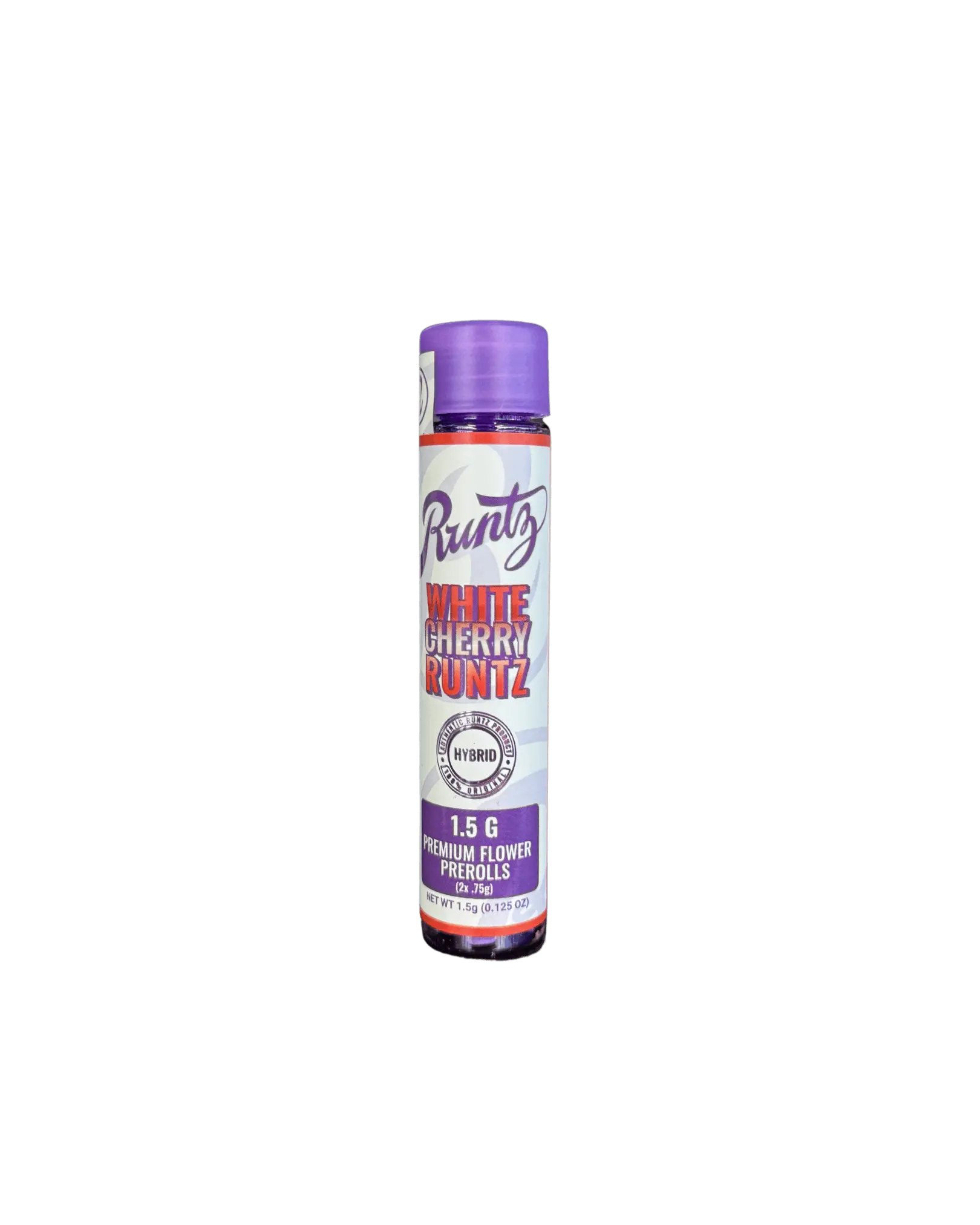 Photograph of product: Runtz | White Cherry Runtz Pre-Rolls | 1.5g 2pk