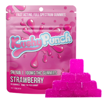 Photograph of product: Strawberry | Gummies | 10pk 100mg