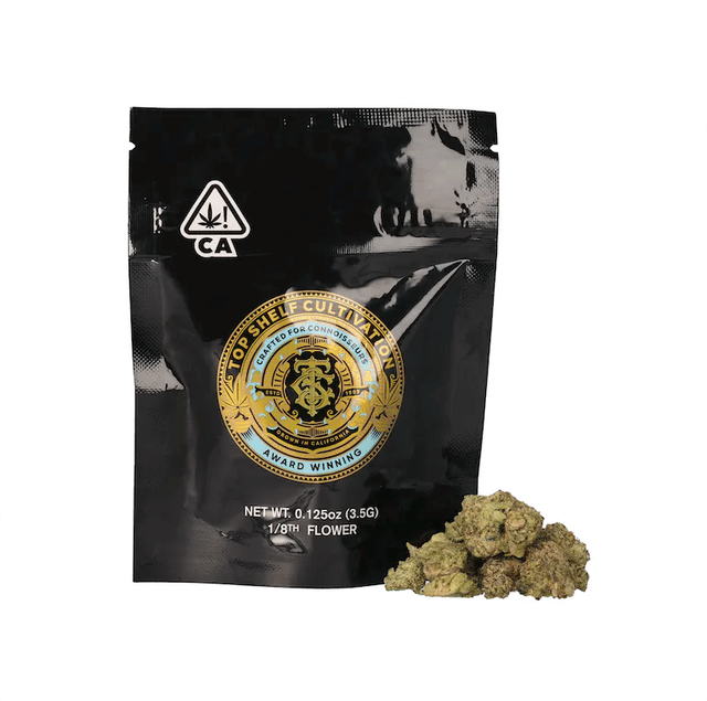 Photograph of product: Top Shelf Cultivation | 3.5g Littles Pouch - Whoa-Si-Whoa - Indica - 