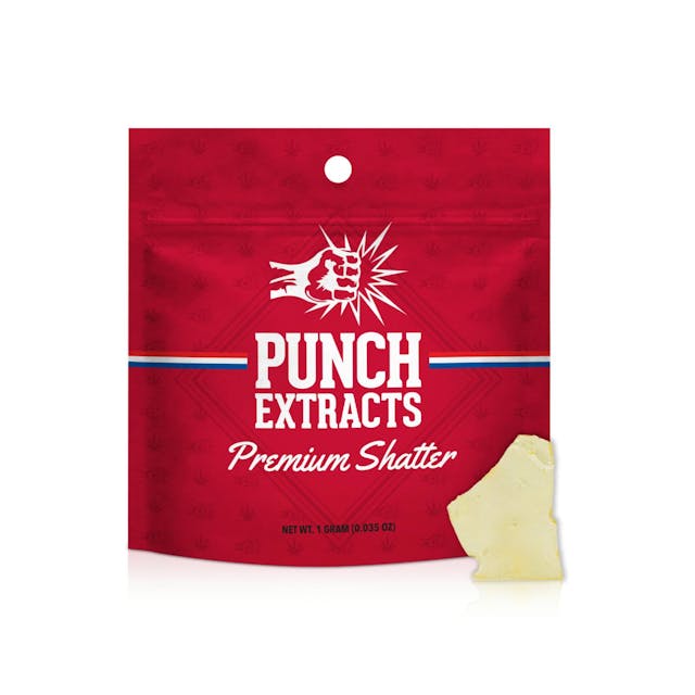 Photograph of product: Lemon Cherry Gelato BHO Shatter | 1g - 