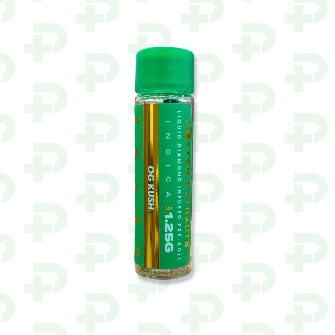 Photograph of product: Mitten Extracts Infused Preroll - Oui'd - OG Kush