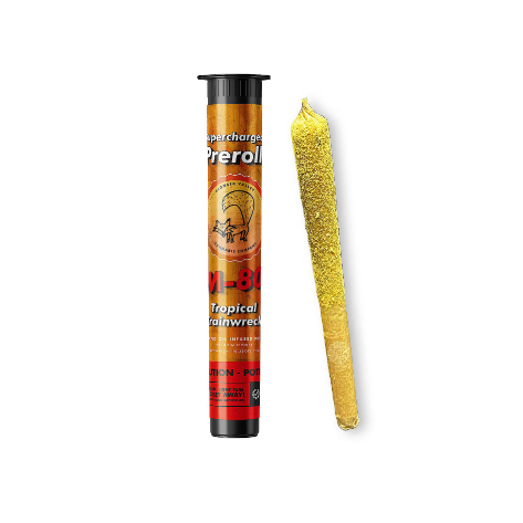 Photograph of product: M-80 Tropical Trainwreck Infused Preroll