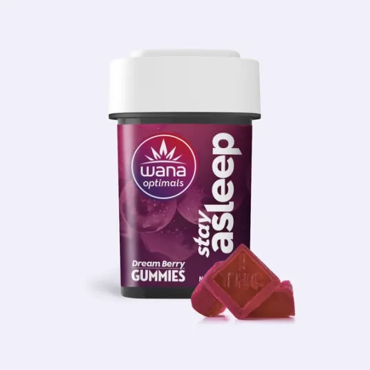 Photograph of product: Dream Berry | Stay Asleep | Gummies | 20pk | Wana