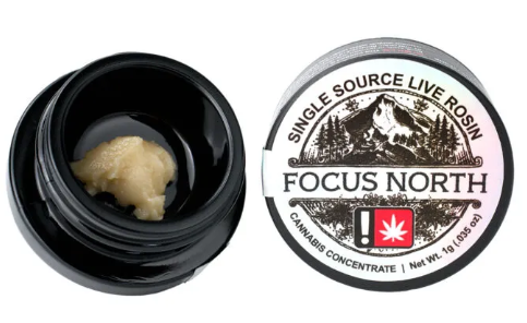 Photograph of product: StrawNana Live Rosin | Focus North