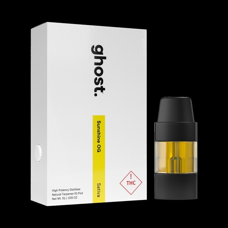Photograph of product: Ghost - Sunshine OG Vape Cartridge