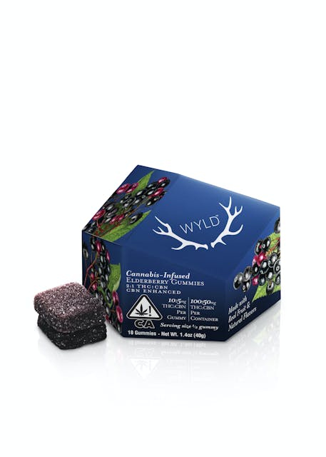 Photograph of product: Elderberry 2:1 | CBN : TH-oui | 100mg Gummy