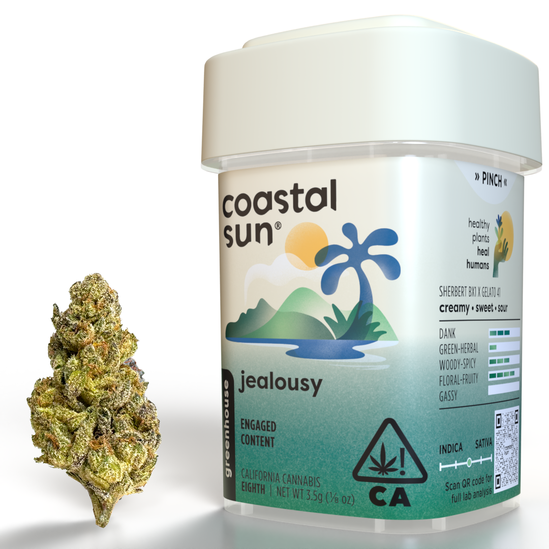 Photograph of product: Jealousy Greenhouse Flower 3.5g