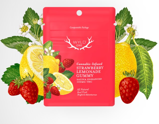 Photograph of product: Wyld Ones Strawberry Lemonade | 100mg
