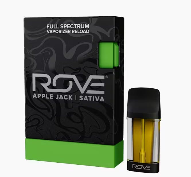 Photograph of product: APPLE JACK | LIVE RESIN DIAMOND | RELOAD POD