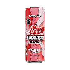 Photograph of product: Strawberry Soda | 100mg Can - 
