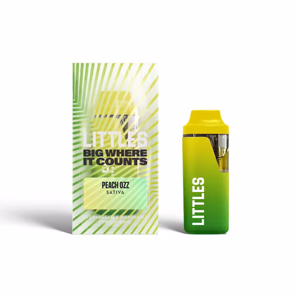 Photograph of product: Littles - Peach Ozz Live Resin Vape
