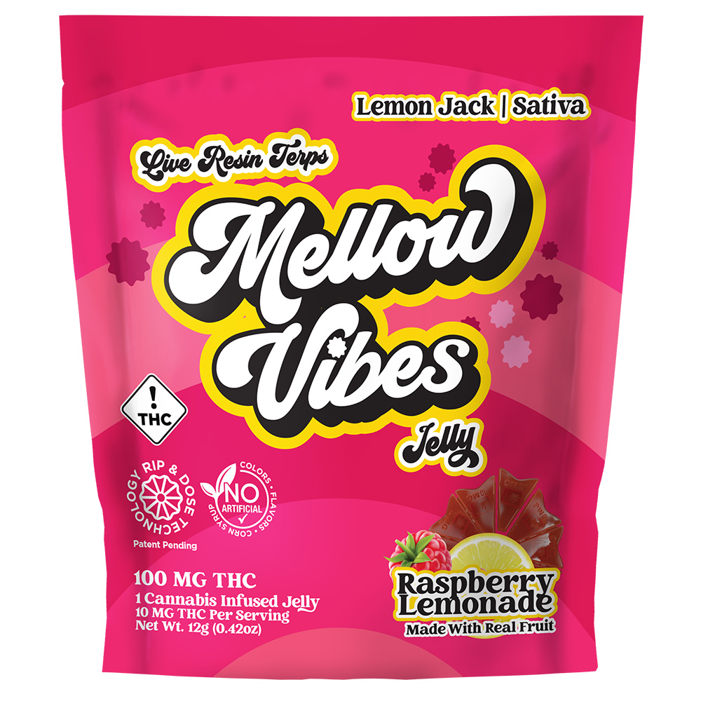 Photograph of product: Mellow Vibes Jelly Tropical Fusion 100mg - Oui'd