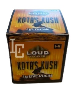 Photograph of product: MI Loud Flower Kota's Kush Live Rosin 1.0g