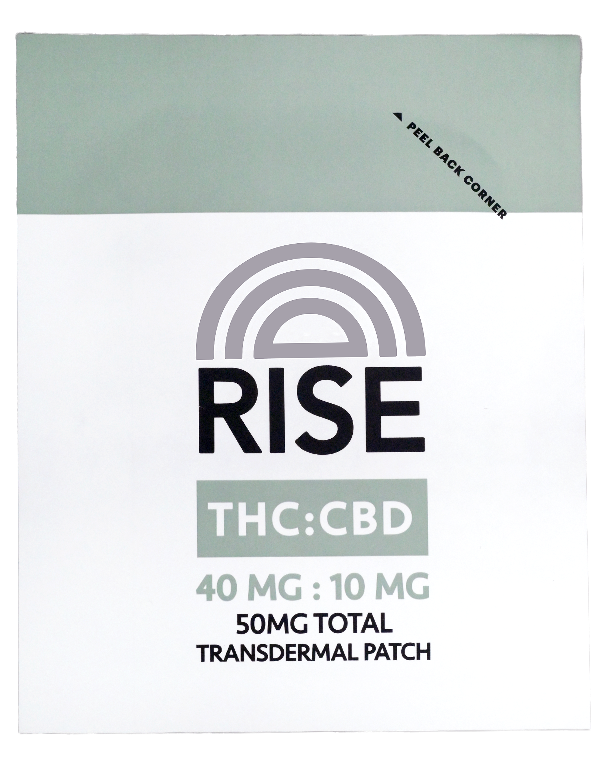 Photograph of product: Transdermal Patch | TH-oui/CBD | 40MG/10MG | RISE