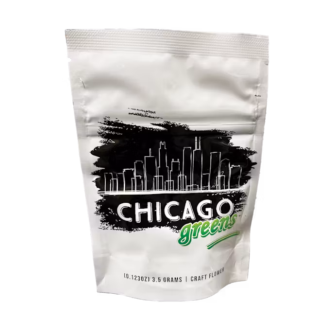Photograph of product: Chicago Greens | Super Boof | 3.5g | Flower