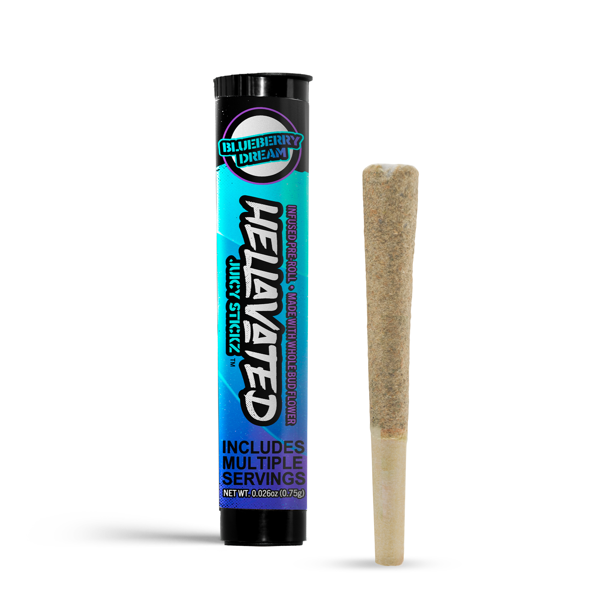 Photograph of product: Blueberry Dream | Infused Pre-Roll | 0.75g