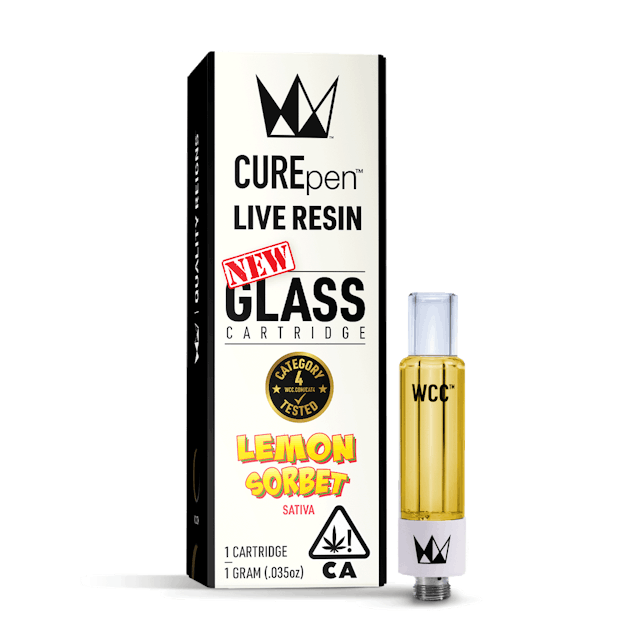 Photograph of product: Lemon Sorbet | Live Resin Cartridge 1g
