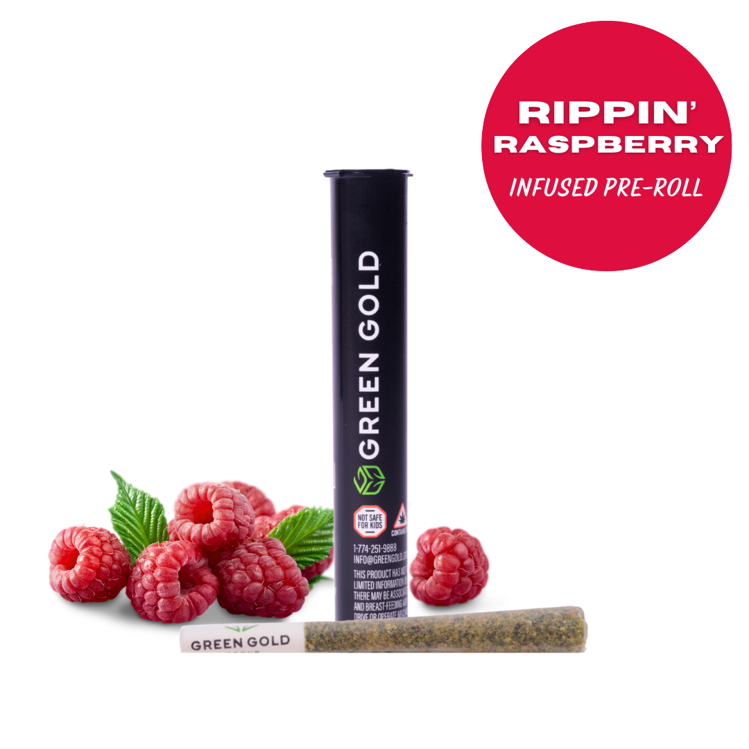 Photograph of product: Rippin' Raspberry Infused Pre-Roll
