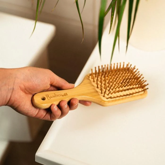 Photograph of product: Bamboo Switch - Bamboo Hair Brush