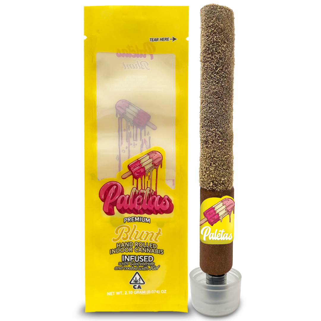 Photograph of product: Paletas Banana Cream Cake Hybrid Infused Blunt 2.1g