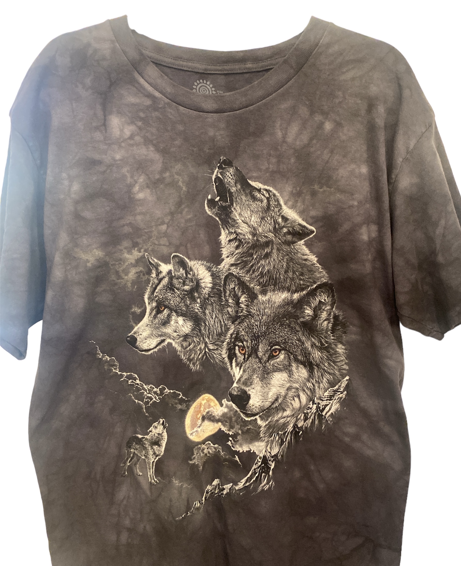 Photograph of product: The Mountain Wolf Tie Dye Tee (XL)