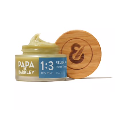 Photograph of product: Papa & Barkley | Releaf Balm | 1:3 TH-oui Rich | 15ml