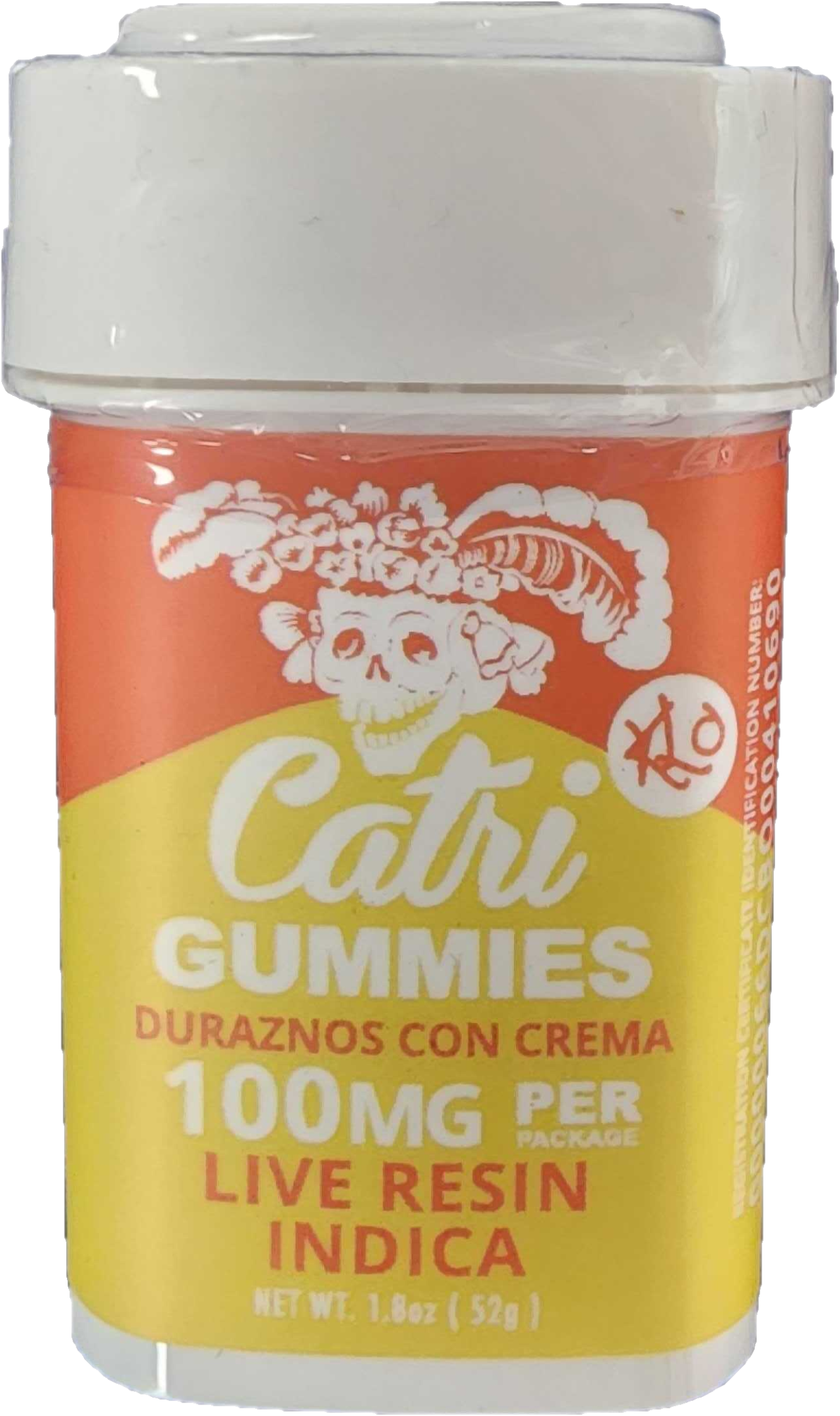 Photograph of product: Catri - Gummies Live Resin - Peaches and Cream (I) (100mg)
