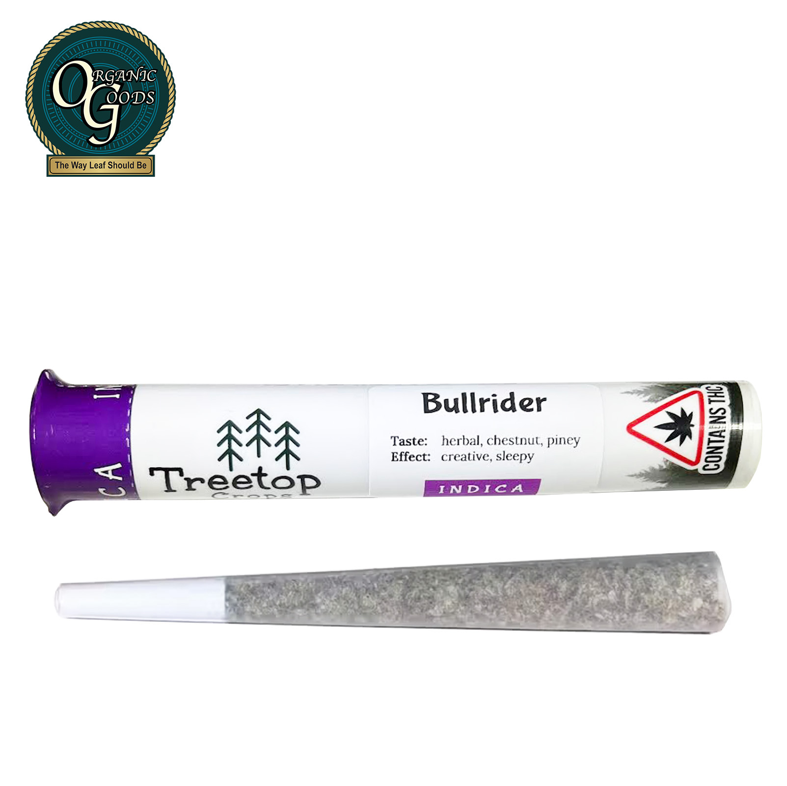 Photograph of product: Treeetop Crops Pre-Roll Bull Rider 1 G
