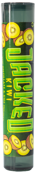 Photograph of product: Distillate & Kief Infused Kiwi - Pre-Roll Single (0.8g)
