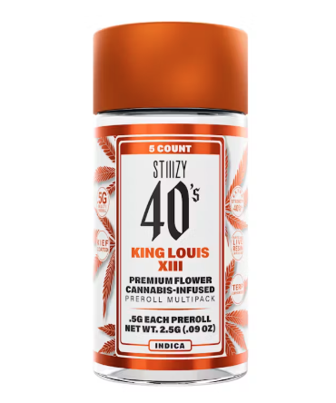 Photograph of product: 40's King Louis XIII Infused Preroll 4pk