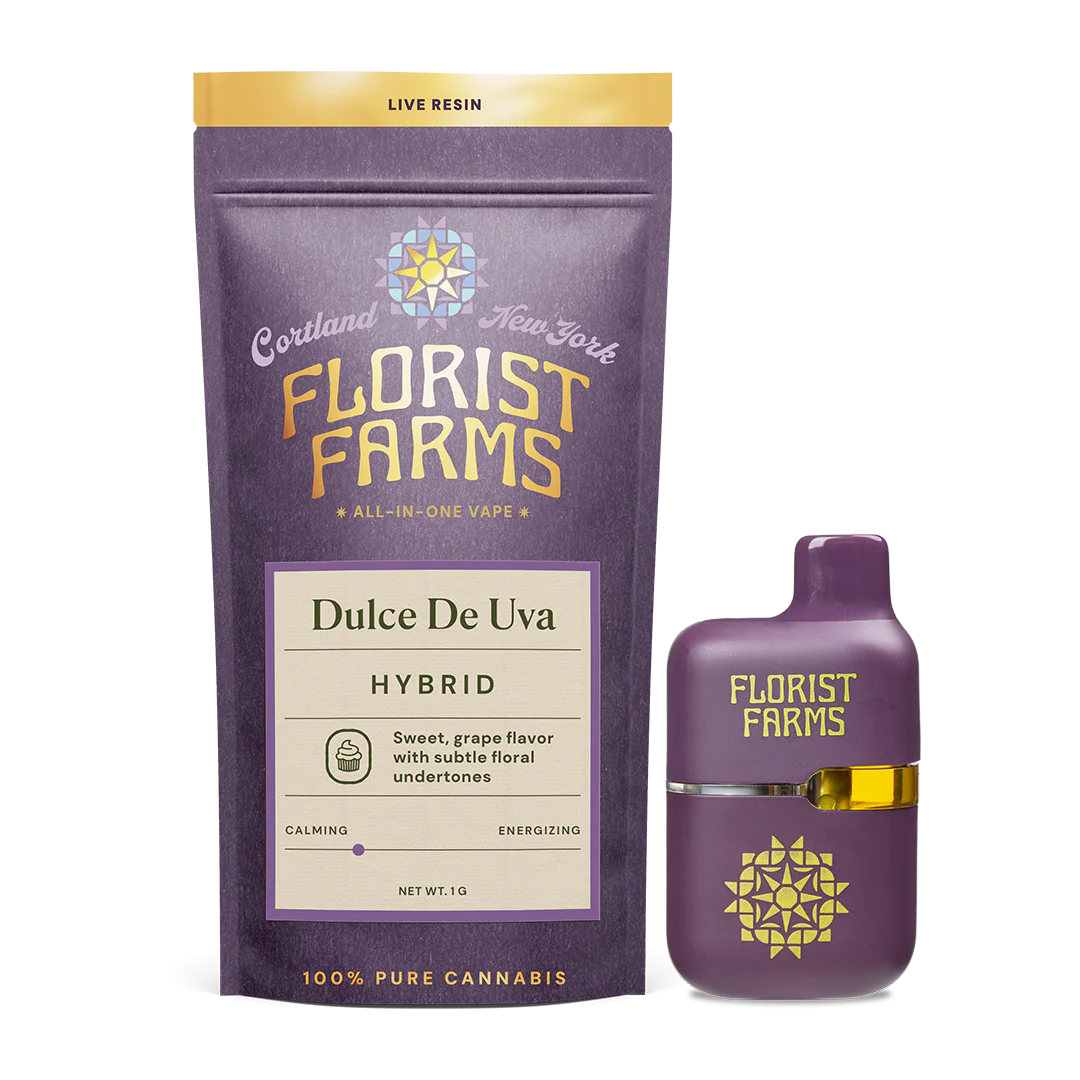 Photograph of product: Florist Farms | Dulce De Uva Live Resin AIO | 1g