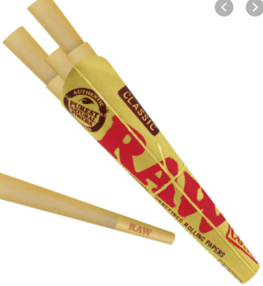 Photograph of product: Raw | Classic Cone (3pk) | King Size