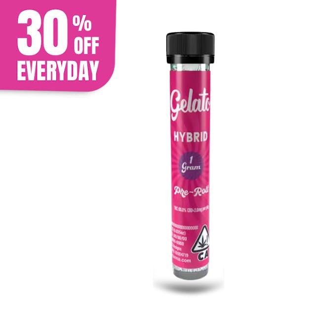 Photograph of product: Gelato | 1g - Cereal Milk - Pre-Roll - Hybrid - 