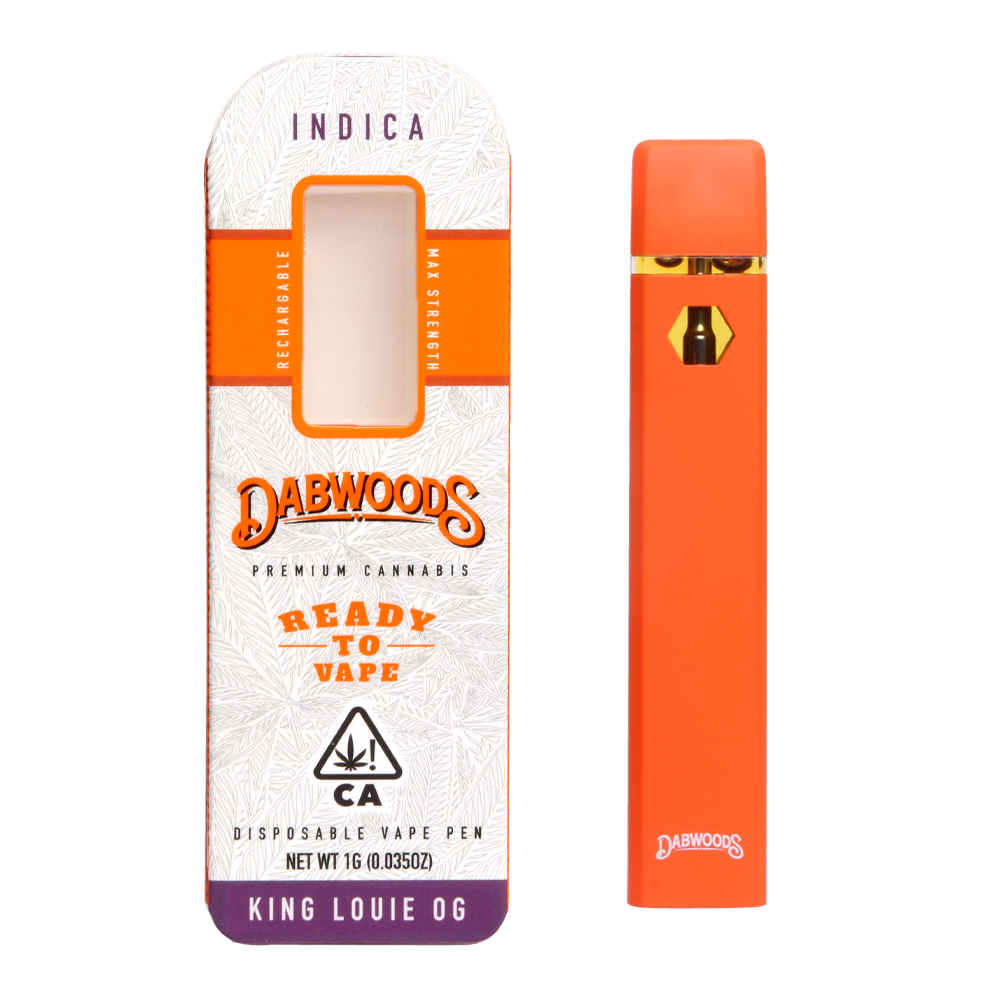 Photograph of product: Dabwoods King Louie OG 1g All In One Vape