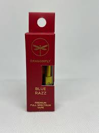 Photograph of product: Dragonfly - Disposable Vape Cart - Blue Razz