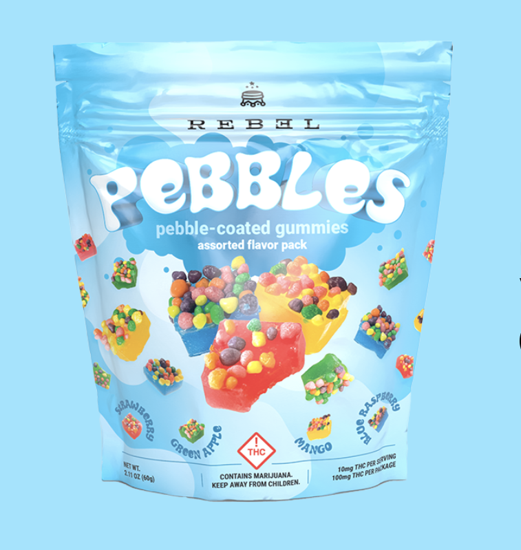 Photograph of product: Rebel | Pebbles | Hybrid | 100mg