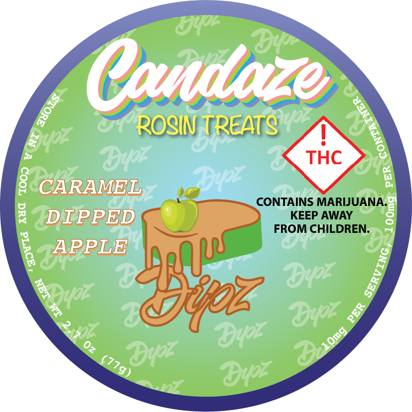 Photograph of product: Candaze | Gummy | Caramel Green Apple