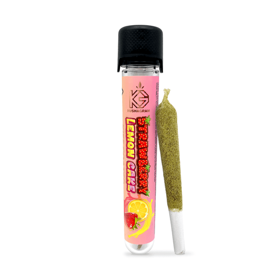 Photograph of product: Strawberry Lemon Cake Infused Pre Roll 1.2g - 