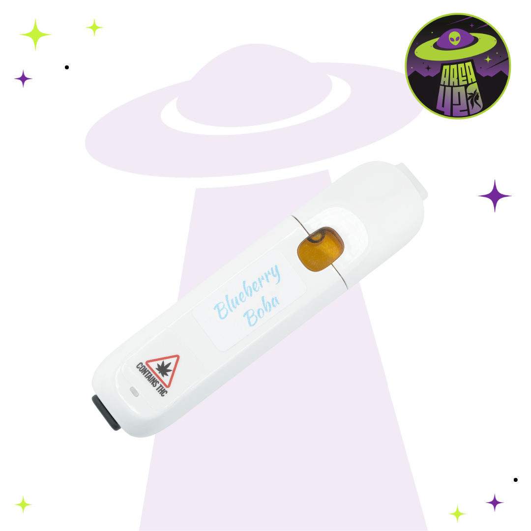 Photograph of product: Blueberry Boba - 1g Duo Vape