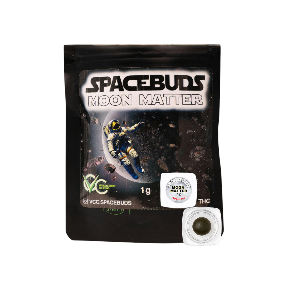 Photograph of product: Spacebuds Moon Matter Apple Pie Infused au chocolat