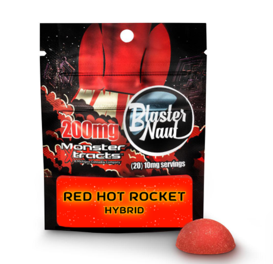 Photograph of product: Red Hot Rocket | 200mg x 1pk | Blasternaut