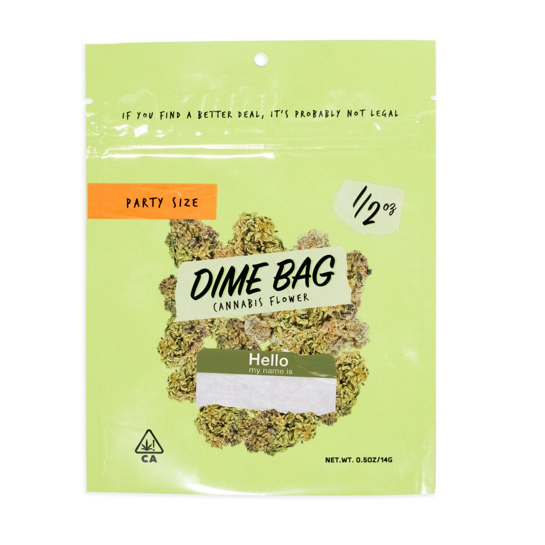 Photograph of product: Dime Bag - Gastro Pop (Hybrid) Flower 14g