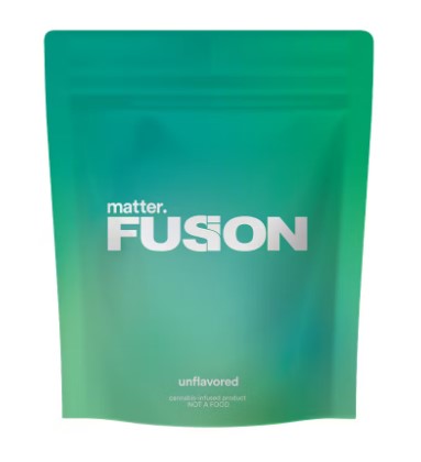 Photograph of product: matter. | Fusion Powder 1:1 TH-oui:CBD | 10:10mg/10pk Powder